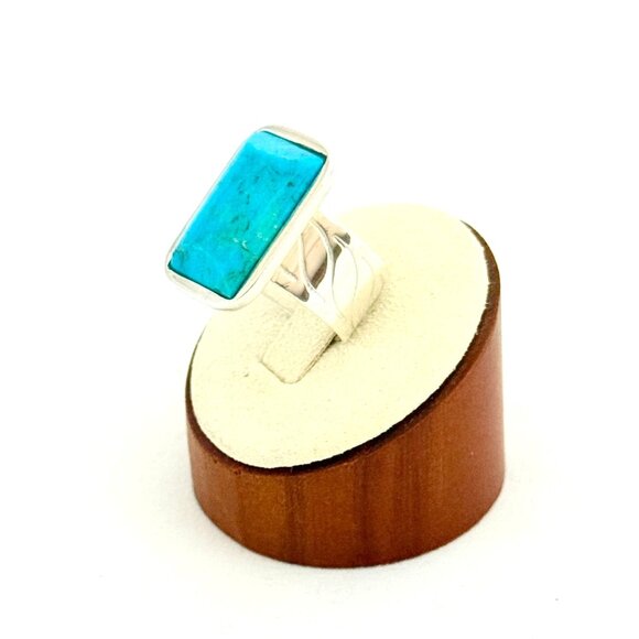 Mine Finds JAY KING DTR Sterling and Turquoise Ring - Size 9.5 - Picture 3 of 8